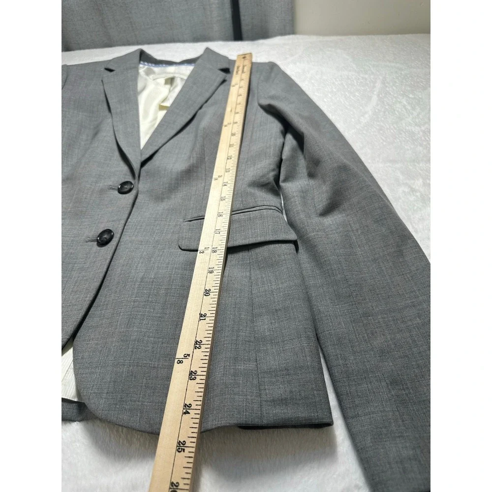 NWT BANANA REPUBLIC Women Stretch Wool Career Blazer size 6 Fully Lined 2 Button